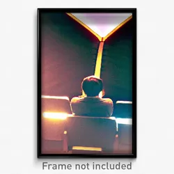 Pixel Art Poster - Extra Large Seat (8 Bit Psychedelic Trippy Video Game Print)