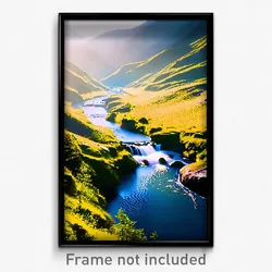 Pixel Art Poster - Remarkable Brook (8 Bit Psychedelic Trippy Video Game Print)
