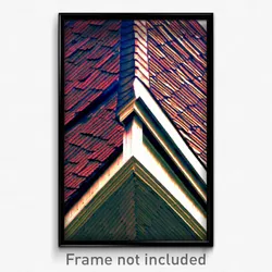 Pixel Art Poster - Dense Dormer (8 Bit Psychedelic Trippy Video Game Print)