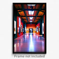 Pixel Art Poster - Authentic Gallery (8 Bit Psychedelic Trippy Video Game Print)