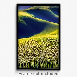 Pixel Art Poster - Flawless Grassland (8 Bit Psychedelic Video Game Print)