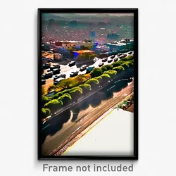 Pixel Art Poster - Deadly Mexico City (8 Bit Psychedelic Video Game Print)