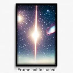 Pixel Art Poster - Strange Outer Space (8 Bit Psychedelic Video Game Print)