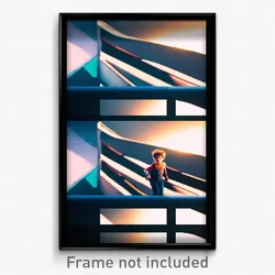 Pixel Art Poster - Superb Slide (8 Bit Psychedelic Trippy Video Game Print)