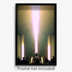 Pixel Art Poster - Ample Commune (8 Bit Psychedelic Trippy Video Game Print)