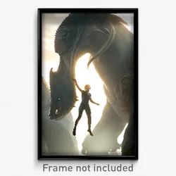 Pixel Art Poster - Graceful Maw (8 Bit Psychedelic Trippy Video Game Print)