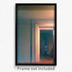 Pixel Art Poster - Muted Parsonage (8 Bit Psychedelic Trippy Video Game Print)