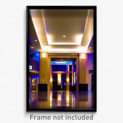 Pixel Art Poster - Perfect Hotel Lobby (8 Bit Psychedelic Video Game Print)