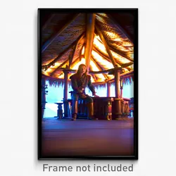 Pixel Art Poster - Superb Hut (8 Bit Psychedelic Trippy Weird Video Game Print)