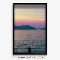 Pixel Art Poster - Empty Firth (8 Bit Psychedelic Trippy Weird Video Game Print)