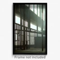 Pixel Art Poster - Meager Prison (8 Bit Psychedelic Trippy Video Game Print)