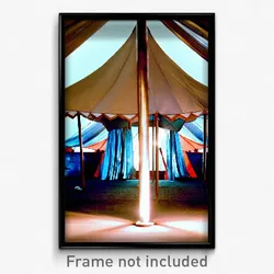 Pixel Art Poster - Notable Tent (8 Bit Psychedelic Trippy Video Game Print)