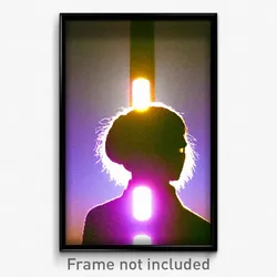 Pixel Art Poster - Mellow Dais (8 Bit Psychedelic Trippy Weird Video Game Print)
