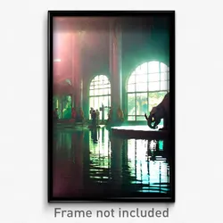 Pixel Art Poster - Subtle Zoo (8 Bit Psychedelic Trippy Weird Video Game Print)