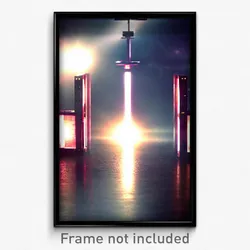 Pixel Art Poster - Wide Stand (8 Bit Psychedelic Trippy Weird Video Game Print)