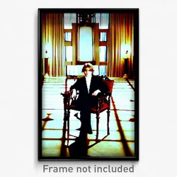 Pixel Art Poster - Prestigious Chair (8 Bit Psychedelic Trippy Video Game Print)