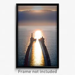 Pixel Art Poster - Notable Strait (8 Bit Psychedelic Trippy Video Game Print)
