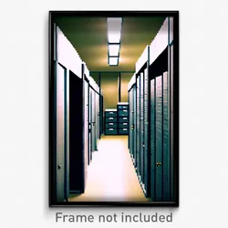Pixel Art Poster - Flat Storage Room (8 Bit Psychedelic Trippy Video Game Print)