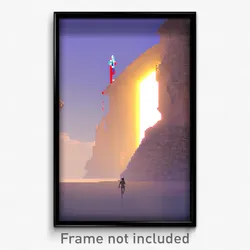 Pixel Art Poster - Admired Remnant (8 Bit Psychedelic Trippy Video Game Print)