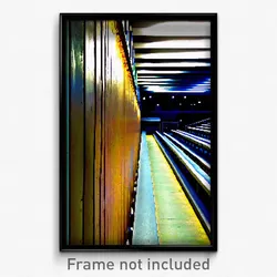 Pixel Art Poster - Incredible Dugout (8 Bit Psychedelic Trippy Video Game Print)