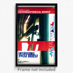 Pixel Art Poster - International Roost (8 Bit Psychedelic Video Game Print)