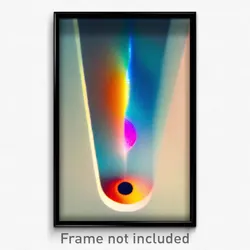 Pixel Art Poster - Strange Aperture (8 Bit Psychedelic Trippy Video Game Print)