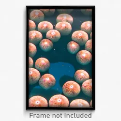 Pixel Art Poster - Unusual Shoals (8 Bit Psychedelic Trippy Video Game Print)