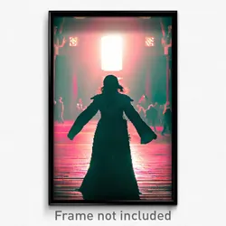 Pixel Art Poster - Shady Relicry (8 Bit Psychedelic Trippy Video Game Print)