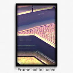 Pixel Art Poster - Active Ledge (8 Bit Psychedelic Trippy Video Game Print)