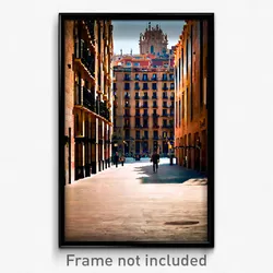 Pixel Art Poster - Dry Barcelona (8 Bit Psychedelic Trippy Video Game Print)