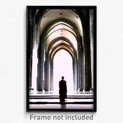 Pixel Art Poster - Monumental Nave (8 Bit Psychedelic Trippy Video Game Print)