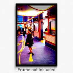 Pixel Art Poster - Quaint Cruise (8 Bit Psychedelic Trippy Video Game Print)
