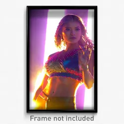 Pixel Art Poster - Exotic Crop (8 Bit Psychedelic Trippy Weird Video Game Print)