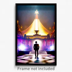 Pixel Art Poster - Grand Baronetcy (8 Bit Psychedelic Trippy Video Game Print)
