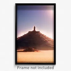 Pixel Art Poster - Valuable Mound (8 Bit Psychedelic Trippy Video Game Print)