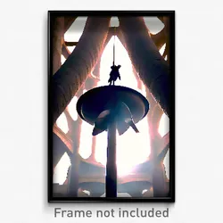 Pixel Art Poster - Memorable Rookery (8 Bit Psychedelic Trippy Video Game Print)