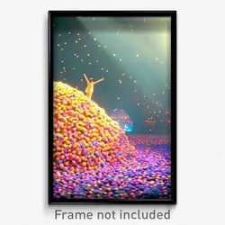 Pixel Art Poster - Buzzing Dump (8 Bit Psychedelic Trippy Video Game Print)