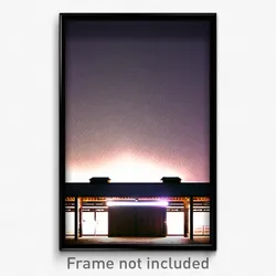 Pixel Art Poster - Sharp Outbuilding (8 Bit Psychedelic Trippy Video Game Print)