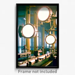 Pixel Art Poster - Conventional Laboratory (8 Bit Psychedelic Video Game Print)