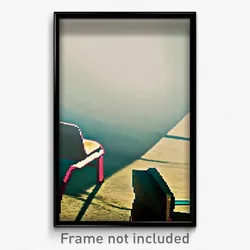 Pixel Art Poster - Dirty Chair (8 Bit Psychedelic Trippy Weird Video Game Print)