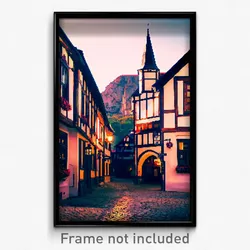 Pixel Art Poster - Quaint Furth (8 Bit Psychedelic Trippy Video Game Print)