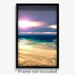 Pixel Art Poster - Measly Seascape (8 Bit Psychedelic Trippy Video Game Print)