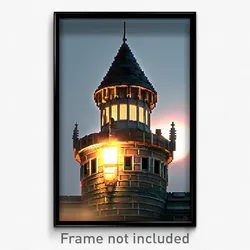 Pixel Art Poster - Old Turret (8 Bit Psychedelic Trippy Weird Video Game Print)