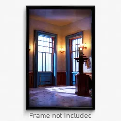 Pixel Art Poster - Rich Manse (8 Bit Psychedelic Trippy Weird Video Game Print)