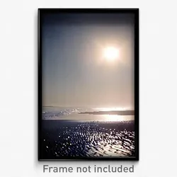 Pixel Art Poster - Cold Beach (8 Bit Psychedelic Trippy Weird Video Game Print)