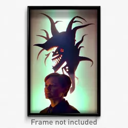 Pixel Art Poster - Stylish Grotesque (8 Bit Psychedelic Trippy Video Game Print)