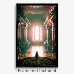 Pixel Art Poster - Fancy Depths (8 Bit Psychedelic Trippy Video Game Print)