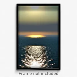 Pixel Art Poster - Large Sea (8 Bit Psychedelic Trippy Weird Video Game Print)