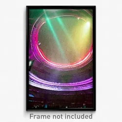 Pixel Art Poster - Cavernous Cdmx (8 Bit Psychedelic Trippy Video Game Print)