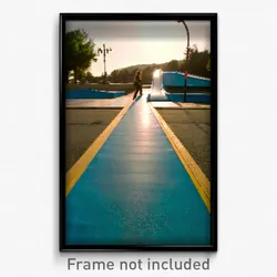 Pixel Art Poster - Average Ramp (8 Bit Psychedelic Trippy Video Game Print)